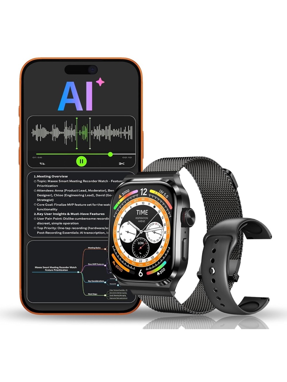 Brand new AI Smart Fitness Watch